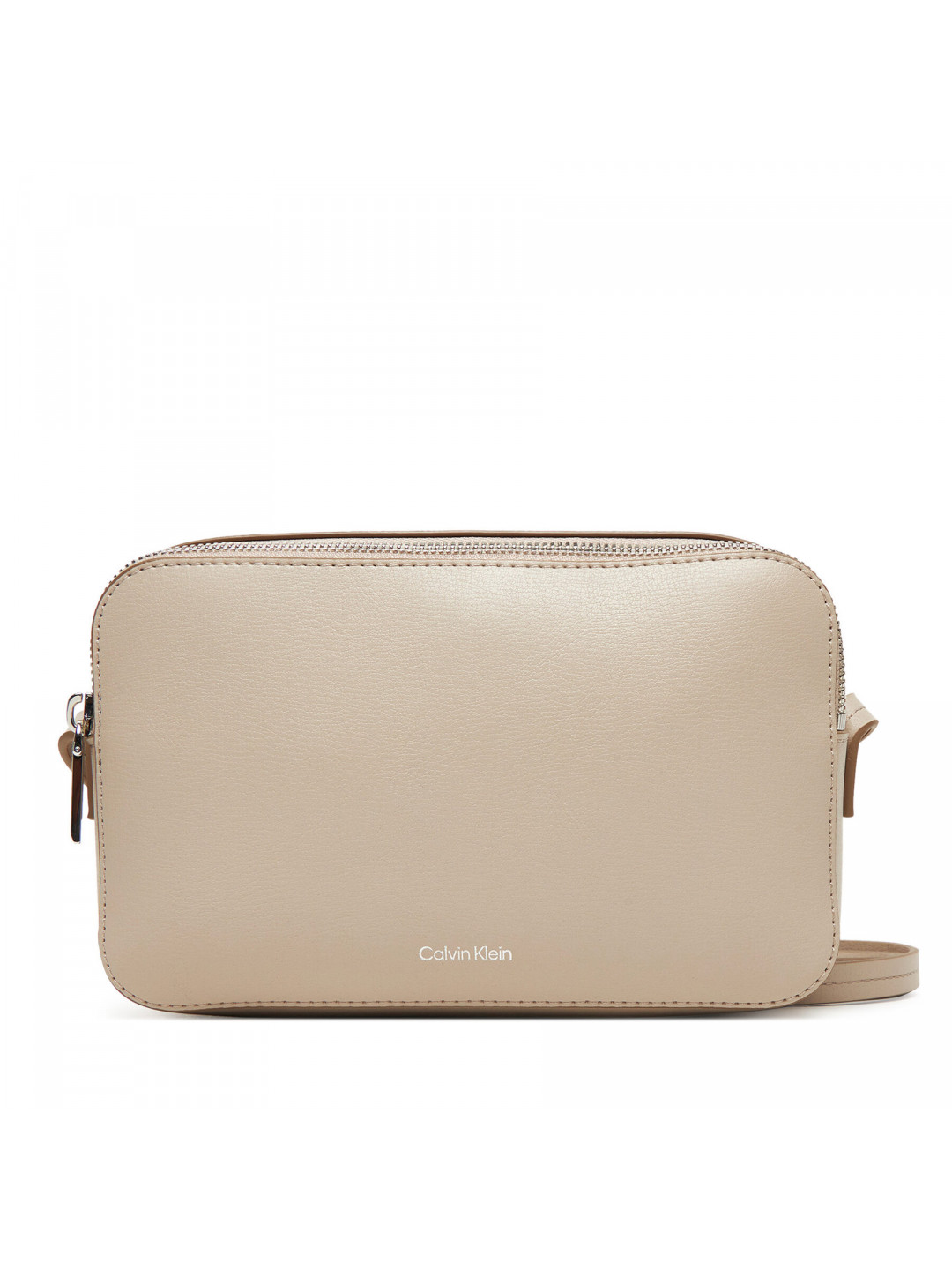Kabelka Calvin Klein Foil Logo Elongated Camera Bag LV04F3276G Béžová